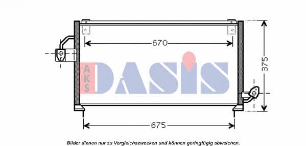 Dasis 352006N Радиатор кондиционера (Конденсатор) 352006N: Отличная цена - Купить в Польше на 2407.PL!