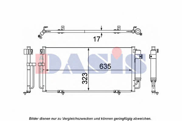 Dasis 352016N Радиатор кондиционера (Конденсатор) 352016N: Отличная цена - Купить в Польше на 2407.PL!