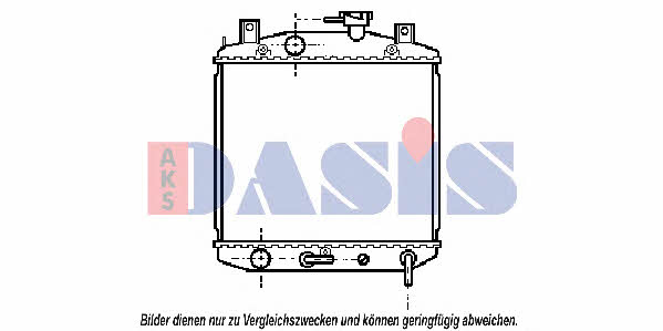 Dasis 360110N Radiator, engine cooling 360110N: Buy near me in Poland at 2407.PL - Good price!