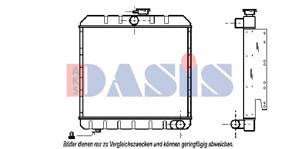 Dasis 370010N Radiator, engine cooling 370010N: Buy near me in Poland at 2407.PL - Good price!
