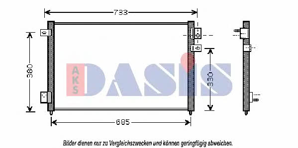 Dasis 372001N Радиатор кондиционера (Конденсатор) 372001N: Купить в Польше - Отличная цена на 2407.PL!