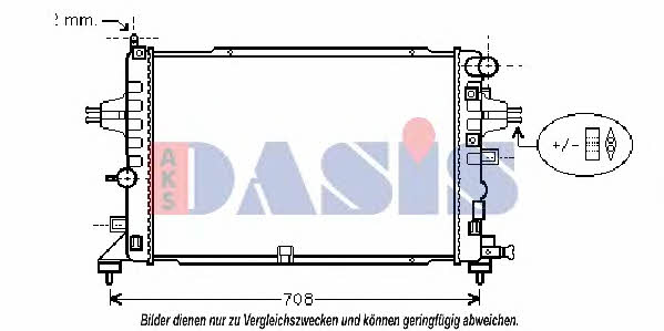 Dasis 150065N Радиатор охлаждения двигателя 150065N: Отличная цена - Купить в Польше на 2407.PL!
