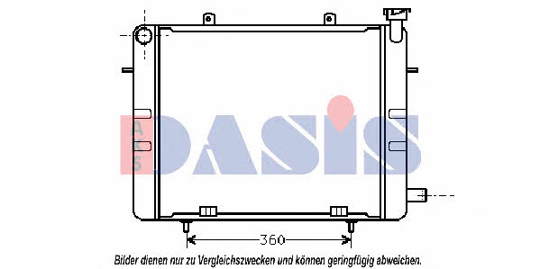 Dasis 150250N Kühler motorkühlung 150250N: Bestellen Sie in Polen zu einem guten Preis bei 2407.PL!