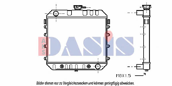 Dasis 150940N Radiator, engine cooling 150940N: Buy near me in Poland at 2407.PL - Good price!