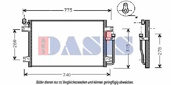 Dasis 512007N Радиатор кондиционера (Конденсатор) 512007N: Отличная цена - Купить в Польше на 2407.PL!