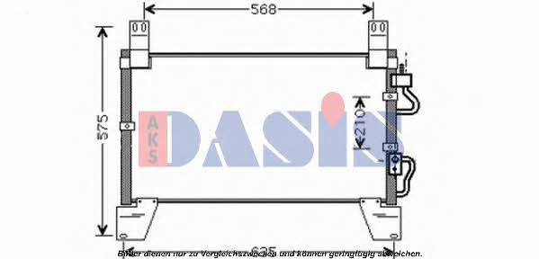 Dasis 512034N Радиатор кондиционера (Конденсатор) 512034N: Отличная цена - Купить в Польше на 2407.PL!