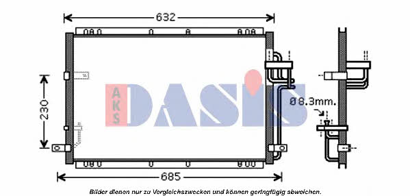 Dasis 512039N Радиатор кондиционера (Конденсатор) 512039N: Отличная цена - Купить в Польше на 2407.PL!
