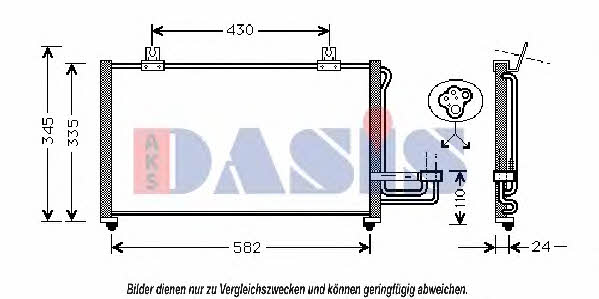 Dasis 512050N Радиатор кондиционера (Конденсатор) 512050N: Отличная цена - Купить в Польше на 2407.PL!