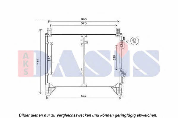Dasis 512055N Радиатор кондиционера (Конденсатор) 512055N: Отличная цена - Купить в Польше на 2407.PL!