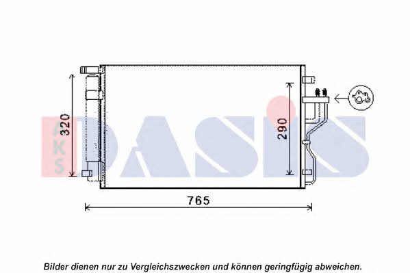Dasis 512065N Радиатор кондиционера (Конденсатор) 512065N: Купить в Польше - Отличная цена на 2407.PL!