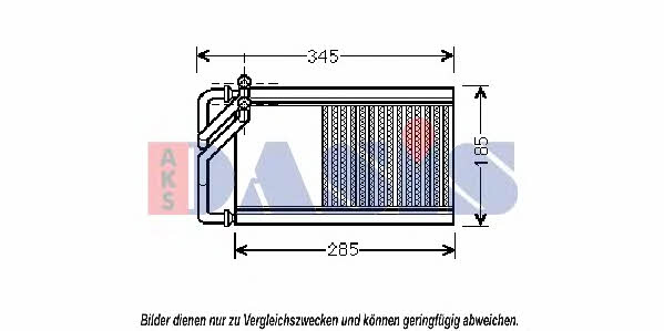 Dasis 519014N Heat exchanger, interior heating 519014N: Buy near me in Poland at 2407.PL - Good price!