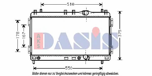 Dasis 520021N Радиатор охлаждения двигателя 520021N: Отличная цена - Купить в Польше на 2407.PL!