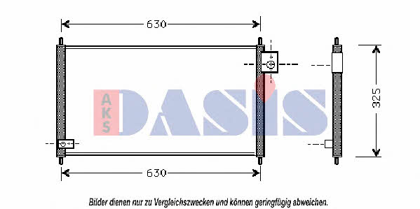 Dasis 102003N Радиатор кондиционера (Конденсатор) 102003N: Отличная цена - Купить в Польше на 2407.PL!