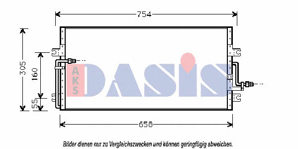 Dasis 102040N Радиатор кондиционера (Конденсатор) 102040N: Купить в Польше - Отличная цена на 2407.PL!