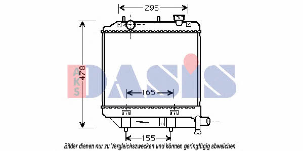 Dasis 110044N Kühler motorkühlung 110044N: Kaufen Sie zu einem guten Preis in Polen bei 2407.PL!