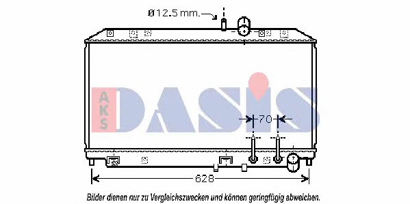 Dasis 110046N Радиатор охлаждения двигателя 110046N: Отличная цена - Купить в Польше на 2407.PL!