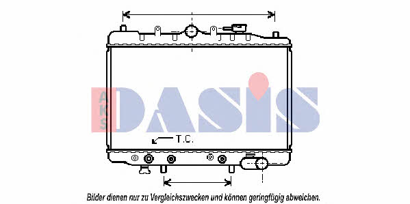 Dasis 111040N Радиатор охлаждения двигателя 111040N: Купить в Польше - Отличная цена на 2407.PL!