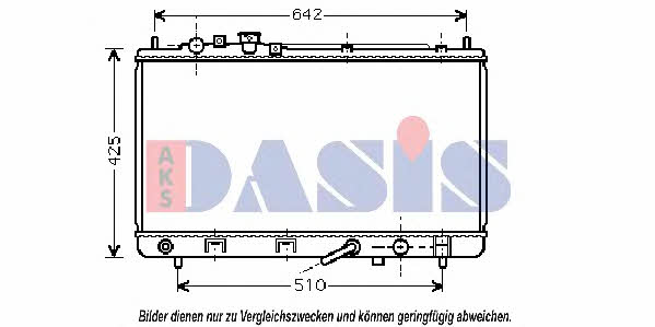 Dasis 111270N Radiator, engine cooling 111270N: Buy near me in Poland at 2407.PL - Good price!