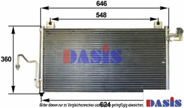 Dasis 112009N Радиатор кондиционера (Конденсатор) 112009N: Отличная цена - Купить в Польше на 2407.PL!