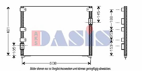 Dasis 112010N Радиатор кондиционера (Конденсатор) 112010N: Отличная цена - Купить в Польше на 2407.PL!