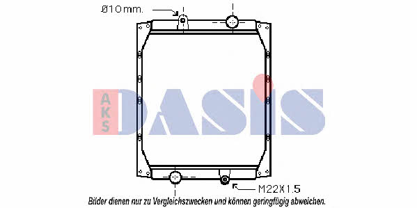 Dasis 390240N Kühler motorkühlung 390240N: Kaufen Sie zu einem guten Preis in Polen bei 2407.PL!