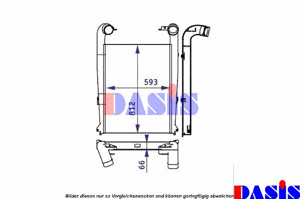 Dasis 397013N Chłodnica powietrza doładowującego (intercooler) 397013N: Dobra cena w Polsce na 2407.PL - Kup Teraz!