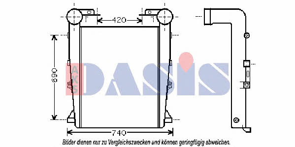 Dasis 397016N Chłodnica powietrza doładowującego (intercooler) 397016N: Dobra cena w Polsce na 2407.PL - Kup Teraz!