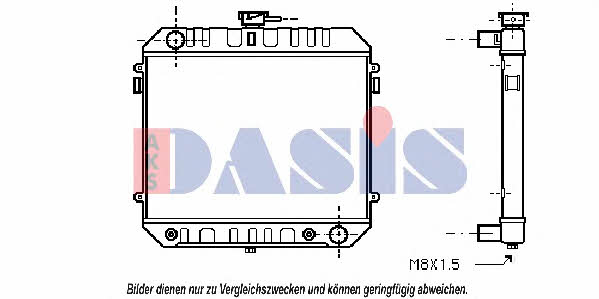 Dasis 151470N Radiator, engine cooling 151470N: Buy near me in Poland at 2407.PL - Good price!