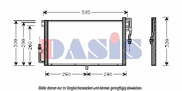 Dasis 152005N Радиатор кондиционера (Конденсатор) 152005N: Отличная цена - Купить в Польше на 2407.PL!