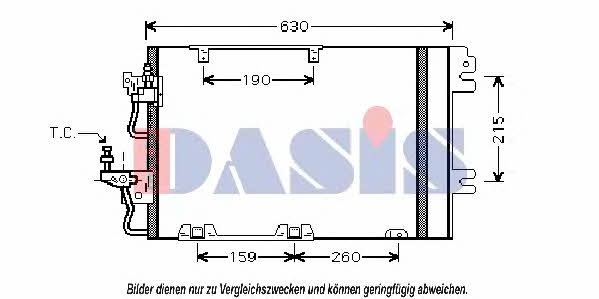 Dasis 152016N Радиатор кондиционера (Конденсатор) 152016N: Отличная цена - Купить в Польше на 2407.PL!