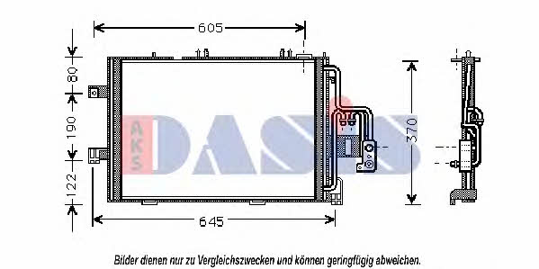 Dasis 152018N Радиатор кондиционера (Конденсатор) 152018N: Купить в Польше - Отличная цена на 2407.PL!