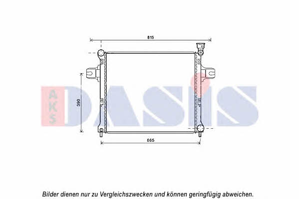 Dasis 520132N Kühler motorkühlung 520132N: Kaufen Sie zu einem guten Preis in Polen bei 2407.PL!