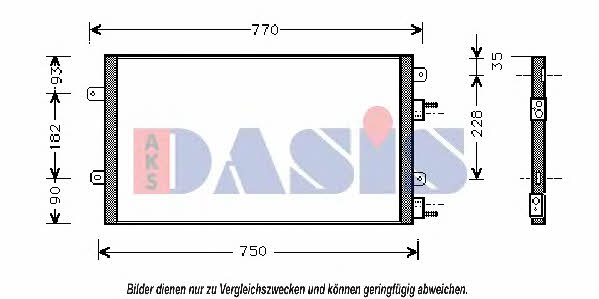 Dasis 522007N Радиатор кондиционера (Конденсатор) 522007N: Отличная цена - Купить в Польше на 2407.PL!