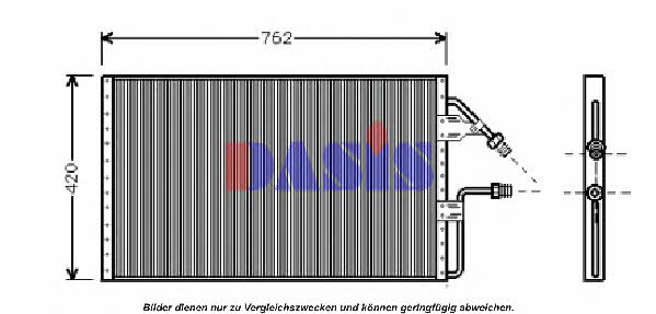 Dasis 522016N Радиатор кондиционера (Конденсатор) 522016N: Купить в Польше - Отличная цена на 2407.PL!