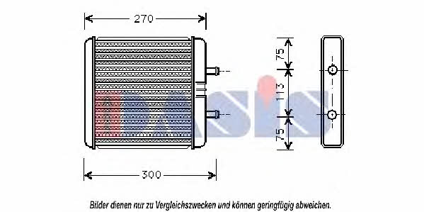 Dasis 409000N Heat exchanger, interior heating 409000N: Buy near me in Poland at 2407.PL - Good price!