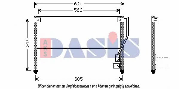 Dasis 112360N Радиатор кондиционера (Конденсатор) 112360N: Купить в Польше - Отличная цена на 2407.PL!