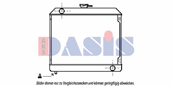 Dasis 120110N Radiator, engine cooling 120110N: Buy near me in Poland at 2407.PL - Good price!
