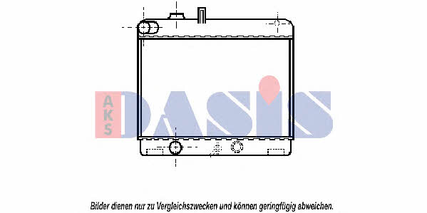 Dasis 161100N Kühler motorkühlung 161100N: Kaufen Sie zu einem guten Preis in Polen bei 2407.PL!