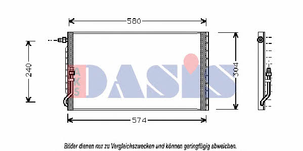 Dasis 546260N Радиатор кондиционера (Конденсатор) 546260N: Отличная цена - Купить в Польше на 2407.PL!