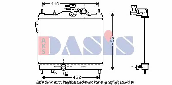 Dasis 560002N Kühler motorkühlung 560002N: Kaufen Sie zu einem guten Preis in Polen bei 2407.PL!