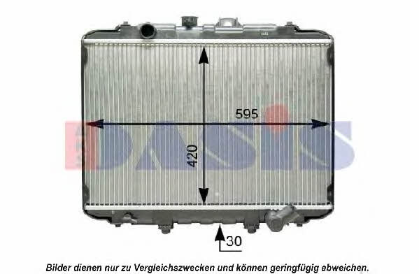 Dasis 560029N Kühler motorkühlung 560029N: Kaufen Sie zu einem guten Preis in Polen bei 2407.PL!