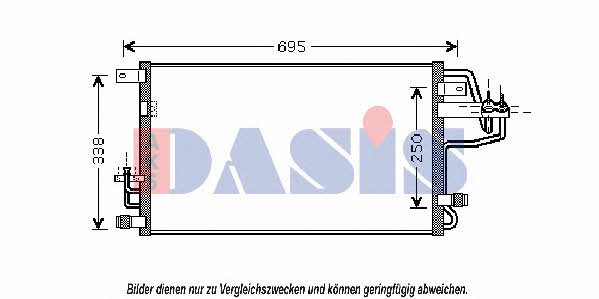Dasis 562014N Радиатор кондиционера (Конденсатор) 562014N: Отличная цена - Купить в Польше на 2407.PL!