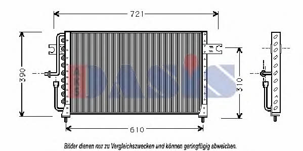 Dasis 562030N Радиатор кондиционера (Конденсатор) 562030N: Отличная цена - Купить в Польше на 2407.PL!