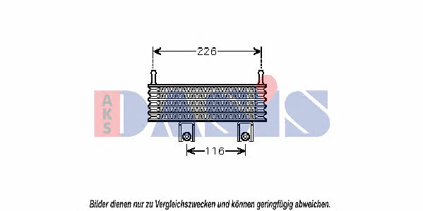 Dasis 566001N Oil cooler 566001N: Buy near me at 2407.PL in Poland at an Affordable price!