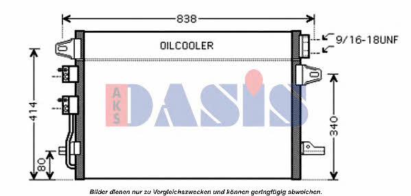 Dasis 122023N Радиатор кондиционера (Конденсатор) 122023N: Отличная цена - Купить в Польше на 2407.PL!