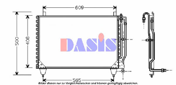 Dasis 122810N Радиатор кондиционера (Конденсатор) 122810N: Отличная цена - Купить в Польше на 2407.PL!