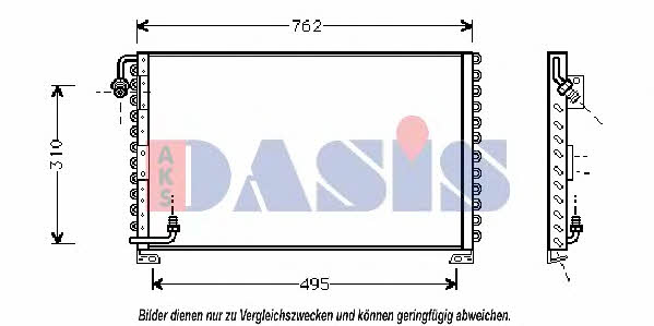 Dasis 172050N Радиатор кондиционера (Конденсатор) 172050N: Отличная цена - Купить в Польше на 2407.PL!