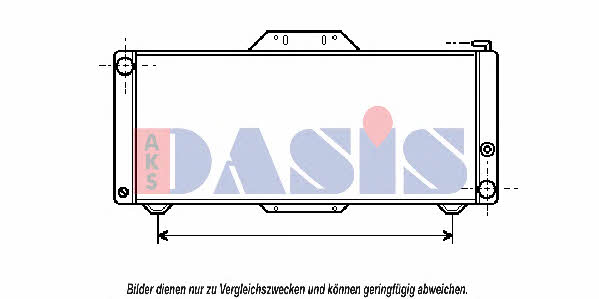 Dasis 180180N Kühler motorkühlung 180180N: Kaufen Sie zu einem guten Preis in Polen bei 2407.PL!