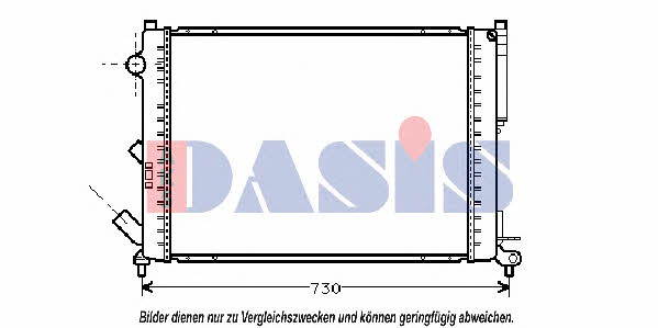 Dasis 181450N Radiator, engine cooling 181450N: Buy near me in Poland at 2407.PL - Good price!