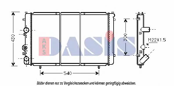 Dasis 181640N Kühler motorkühlung 181640N: Kaufen Sie zu einem guten Preis in Polen bei 2407.PL!